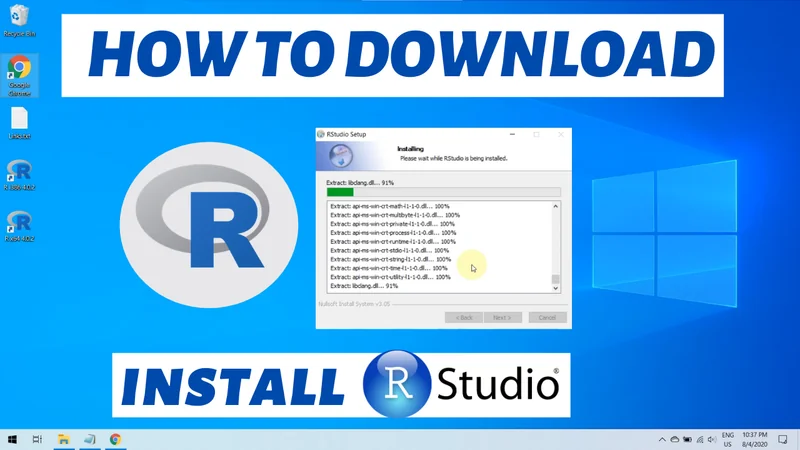 How to download R and install Rstudio on Windows 10