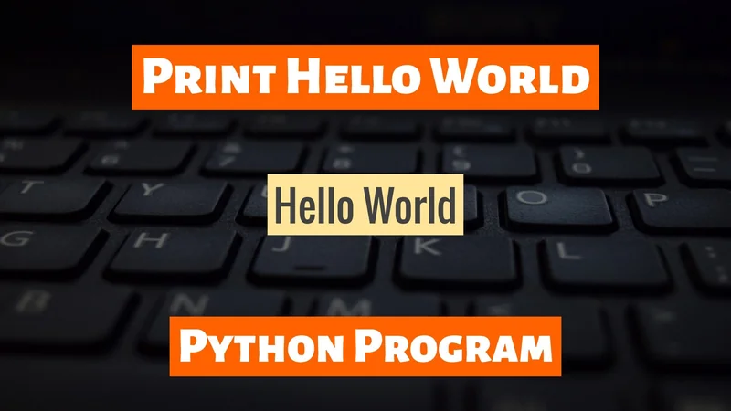 How To Print Hello World in Python