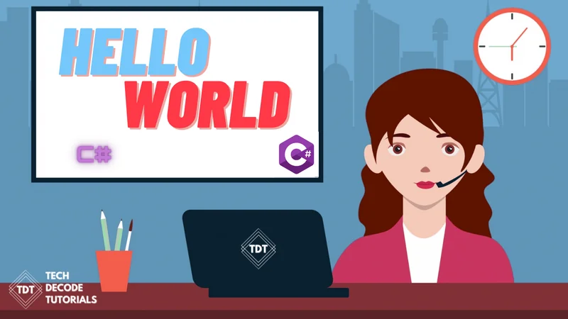 print hello world in C#