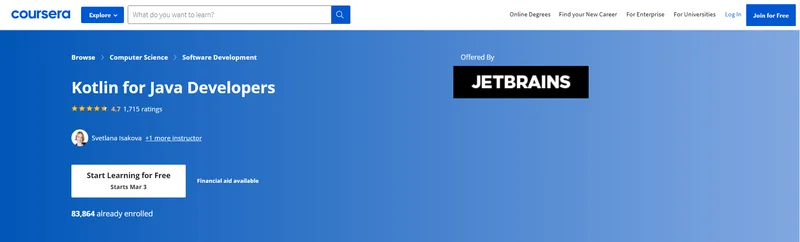 Best Coursera Android App Development