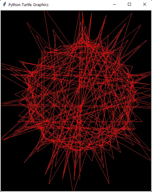 Create Virus using python turtle