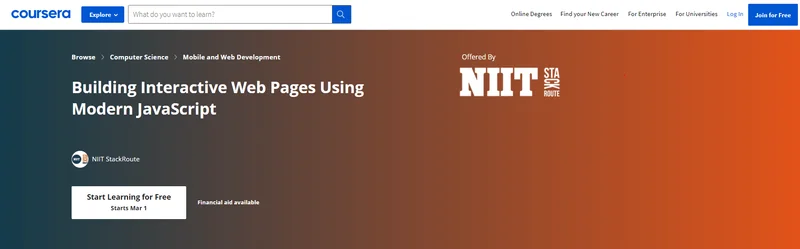 5 Best Coursera JavaScript Programming 
