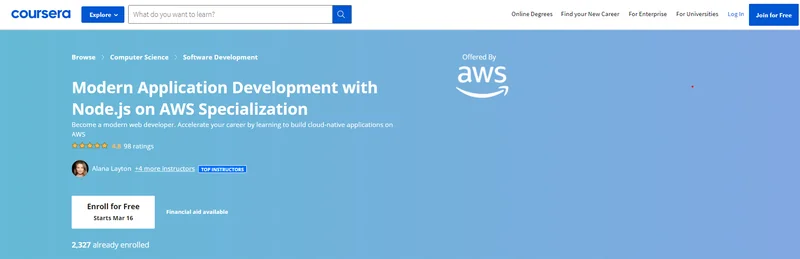 Best Coursera Nodejs Programming Courses 